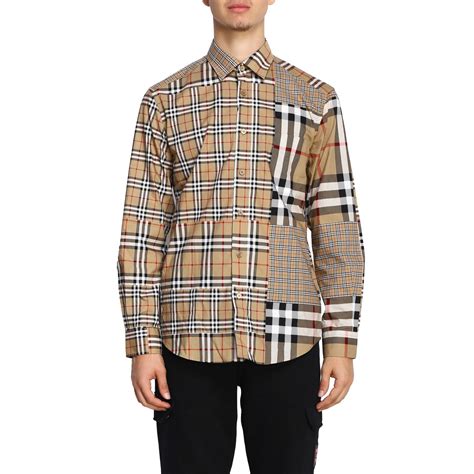 burberry shirt yellow|burberry shirts for men outlet.